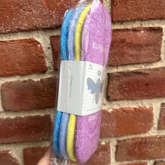 Bombas $51 4pack Women's Lightweight No Show Socks Mixed Colors NEW - Picture 8 of 8